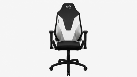 Aerocool Silla Gamer Admiral, hasta 150Kg, Negro/Gris/Blanco 