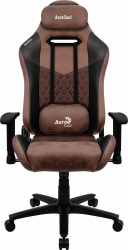 Aerocool Silla Gamer DUKE AeroSuede, hasta 150Kg, Café/Negro 