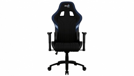 Aerocool Silla Gamer AERO 1 Alpha, hasta 150Kg, Negro/Azul 