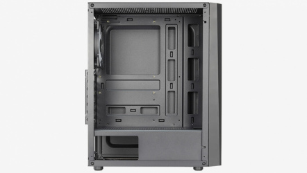 Gabinete Aerocool HIVE G BK V1 Con Ventana   Midi Tower   ATX/Micro ATX/Mini ITX   USB 2.0/3.1   Sin Fuente   Negro