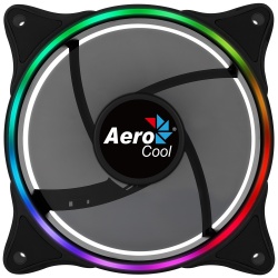 Ventilador Aerocool Eclipse 12, 120mm, 1200RPM, RGB, Negro  