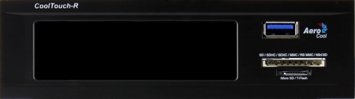 Aerocool CoolTouch-R Black Edition, Controlador de Ventilador con Pantalla Táctil 