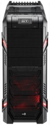 Gabinete Aerocool GT-R Black Edition, Midi-Tower, ATX/micro-ATX, USB 2.0/3.0, sin Fuente, Negro 