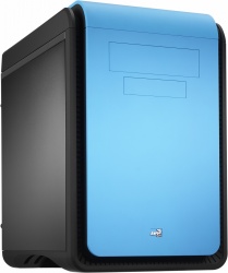 Gabinete Aerocool DS Cube Blue, micro-ATX/mini-iTX, 2x USB 2.0, 2x USB 3.0, sin Fuente 