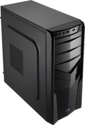 Gabinete Aerocool V2X Black Edition, Midi-Tower, ATX/micro-ATX/mini-ATX, USB 2.0, sin Fuente, Negro 