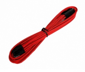 Aerocool Cable de Poder ATX 8-pin Macho - 8-pin Hembra, 40cm, Rojo 