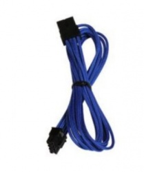 Aerocool Cable de Poder 6-pin Macho - 6-pin Hembra, 40cm, Azul 