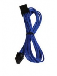 Aerocool Cable de Poder 8-pin Macho - 8-pin Hembra, 40cm, Azul 