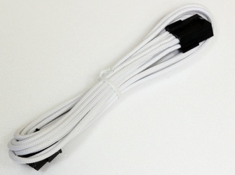 Aerocool Cable de Poder 8-pin Macho - 8-pin Hembra, 40cm, Blanco 