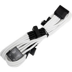 Aerocool Cable de Poder Molex (4-pin) Macho - SATA Hembra, 80cm, Blanco 