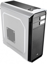 Gabinete Aerocool Aero-500 White Edition con Ventana, Midi-Tower, ATX/Micro-ATX/Mini-ITX, USB 2.0/3.1, sin Fuente, Blanco/Negro 