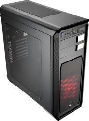 Gabinete Aerocool Aero-800, Midi-Tower, ATX/micro-ATX/mini-iTX, USB 2.0/3.0, sin Fuente, Negro 