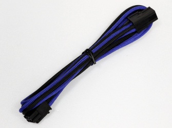 Aerocool Cable de Poder 6-pin Macho - 6-pin Hembra, 45cm, Azul 