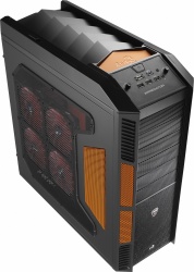 Gabinete Aerocool XPredator Evil Black, Full-Tower, ATX/EATX/micro-ATX/XL-ATX, USB 2.0/3.0, sin Fuente, Negro/Naranja 