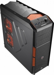 Gabinete Aerocool XPredator X1 Evil Black Edition, Midi-Tower, ATX/micro-ATX, 2x USB 3.0, sin Fuente 
