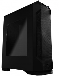 Gabinete Aerocool LS-5200 con Ventana, Midi-Tower, ATX/Micro-ATX/Mini-ITX, USB 2.0/3.0, sin Fuente, Negro 