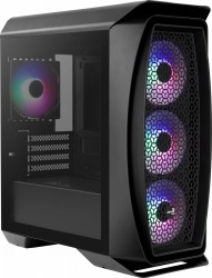 Gabinete Aerocool Aero One Mini Frost con Ventana RGB, Mini Tower, micro ATX/Mini-ITX, USB 3.0, sin Fuente, Negro 