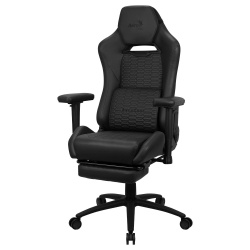 AeroCool Silla Gamer Royal Leatherette, hasta 150kg, Negro 