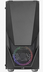 Gabinete Aerocool Zauron con Ventana RGB, Midi-Tower, ATX/Micro ATX/Mini-ITX, USB 3.0, sin Fuente, Negro 