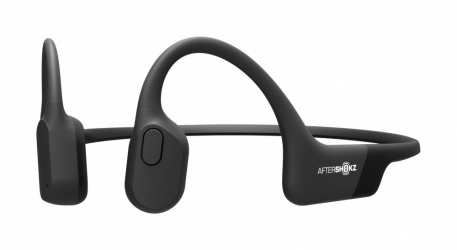 Aftershokz Audífonos Intrauriculares Deportivos con Micrófono Aeropex, Inalámbrico, Bluetooth, Negro 