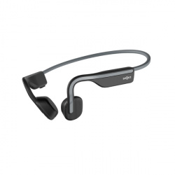 Aftershokz Audífonos Intrauriculares Deportivos con Micrófono OpenMove, Inalámbrico, Bluetooth, USB-C, Gris 