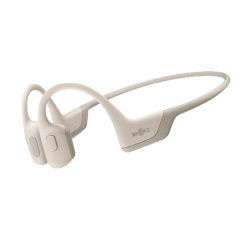 Aftershokz Audífonos Intrauriculares Deportivos con Micrófono OpenRun Pro, Inalámbrico, Bluetooth, Beige 