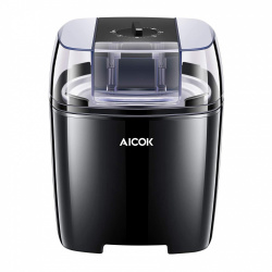Aicok Maquina de Helados IM1500, 1.4 Litros, Negro 