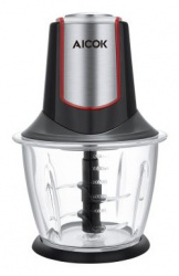 Aicok Procesador de Alimentos MD-8103D, 300W, Negro/Plata 