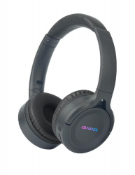 Aiwa Audífonos con Micrófono AWK17G, Bluetooth, Alámbrico/Inalámbrico, USB-C, Gris 