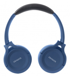 Aiwa Audífonos con Micrófono AWK17U, Bluetooth, Alámbrico/Inalámbrico, USB-C, Azul 