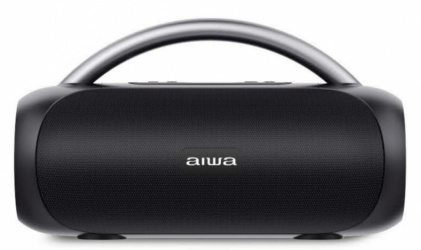 Aiwa Bocina Portátil AWS10BTB, Bluetooth, Alámbrico/Inalámbrico, USB-C, 20W, Negro - Resistente al Agua 