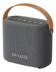 Aiwa Bocina Portátil AWS70BTG, Bluetooth, Inalámbrico, MicroUSB, 7W, Gris 