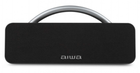 Aiwa Bocina Portátil AWS80BTB, Bluetooth, Inalámbrico, 20W RMS, Negro - Resistente al Agua 