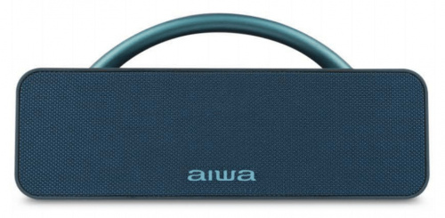 Aiwa Bocina Portátil AWS80BTU, Bluetooth, Alámbrico/Inalámbrico, USB-C, 20W, Azul - Resistente al Agua 