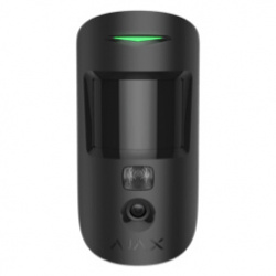AJAX Sensor de Movimiento PIR de Montaje en Pared MotionCam, Inalámbrico, hasta 12 Metros, Negro 