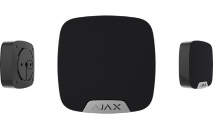 AJAX Sirena HomeSiren, Inalámbrico, 105dB, Negro, Compatible con Android/iOS 