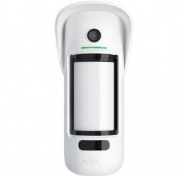 Ajax Sensor de Movimiento PIR con Cámara de Montaje en Pared MotionCam Outdoor PhOD, Inalámbrico, Anti-Pet, hasta 15 Metros, Blanco 