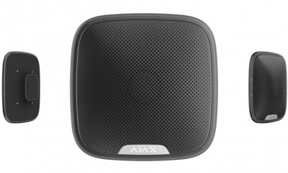 Ajax Sirena StreetSiren B, Inalámbrica, 113dB, Negro 