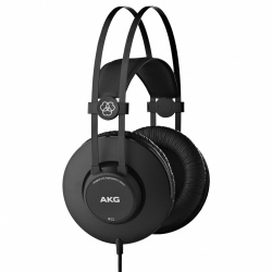 AKG Audífonos K52, Alámbrico, 2.5 Metros, 3.5/6.5mm, Negro 