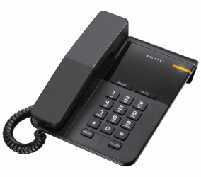 Alcatel Teléfono Analógico T22, Alámbrico, RJ-11, Negro 