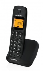 Alcatel Teléfono Inalámbrico E130, DECT, 1 Auricular, Negro 