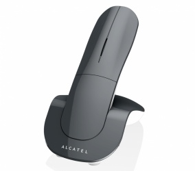 Alcatel Teléfono Inalámbrico C-200, 1 Auricular, Altavoz, Gris 