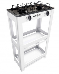 Alfa Parrilla de Gas 403, 2 Quemadores 