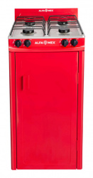 Alfa Parrilla de Gas 212R, 4 Quemadores 
