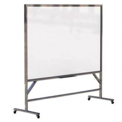 Alfra Pintarrón Giratorio Magnético, 120 x 240cm, Blanco 