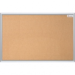 Alfra Tablero de Corcho Clásico, 90x120cm, Marrón 