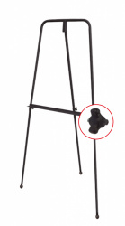 Alfra Tripié para Pizarrón 6558, hasta 160cm, Negro 