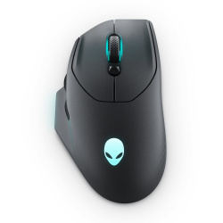 Mouse Gamer Alienware Óptico AW620M, Inalámbrico, USB, 26.000DPI, Negro 