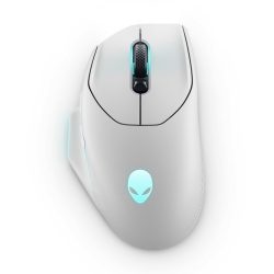 Mouse Gamer Alienware AW620M, Inalámbrico, Óptico, 26.000DPI, RF Wireless/USB-C, Blanco 