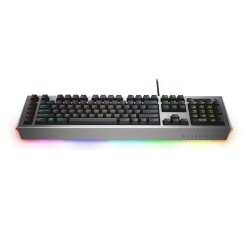 Teclado Gamer Alienware PRO AW768 RGB, Teclado Mecánico, Cherry MX Brown, Alámbrico, Negro/Plata 
